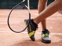 Footwear for racket sports