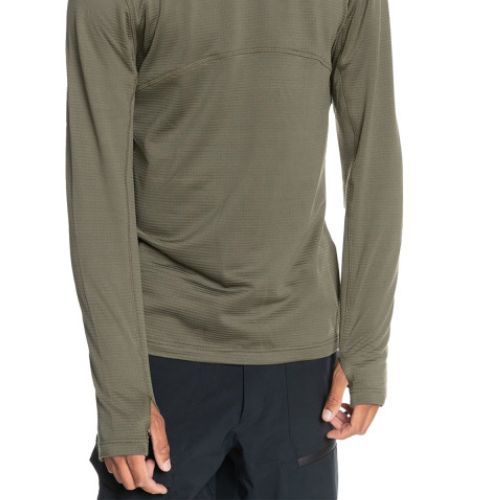 Quiksilver Steep Point men's snowboard sweatshirt green EQYFT04373
