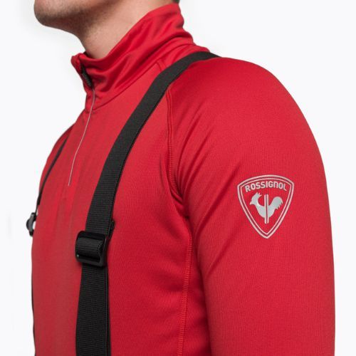 Men's thermal active sweatshirt Rossignol Classique 1/2 Zip red