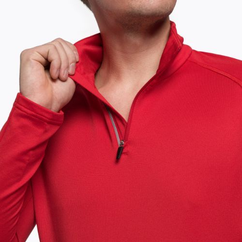 Men's thermal active sweatshirt Rossignol Classique 1/2 Zip red