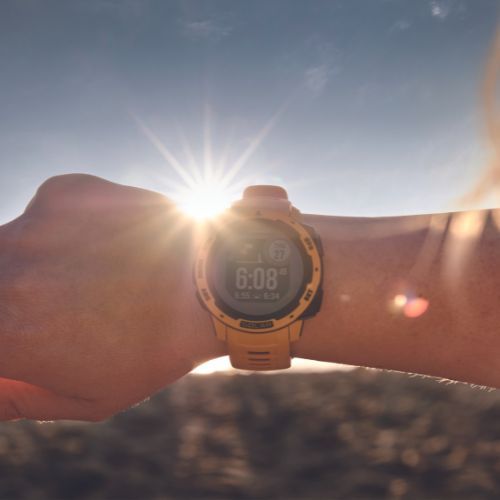 Garmin Solar watch yellow 010-02293-09