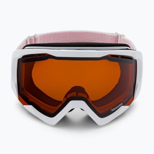 Ski goggles Rossignol Spiral W white/orange