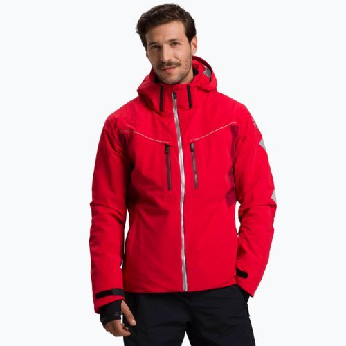 Men's ski jacket Rossignol Aile sports red