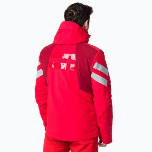 Men's ski jacket Rossignol Aile sports red