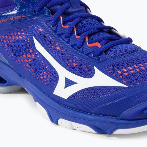 Men's volleyball shoes Mizuno Wave Lightning Z5 Mid blue V1GA190500