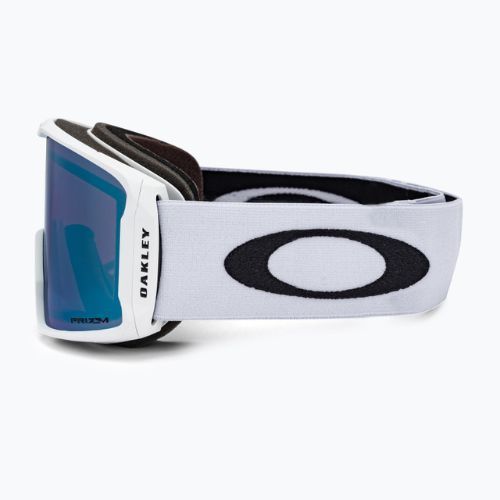 Oakley Line Miner matte white/prizm snow sapphire iridium ski goggles OO7070-73