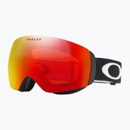 Oakley Flight Deck matte black/prizm snow torch iridium ski goggles OO7064-39