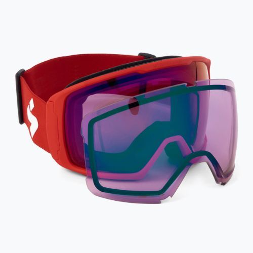 Sweet Protection Ski Goggles Clockwork WC MAX RIG Reflect BLI rig bixbite/rig l amethyst/matte f red/red 852011