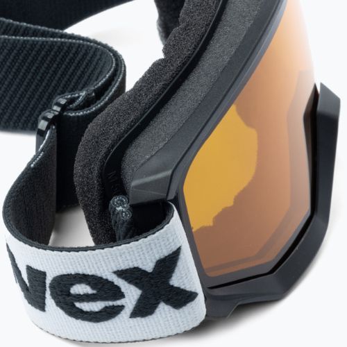 Ski goggles UVEX Athletic LGL black/lasergold lite blue 55/0/522/20
