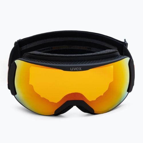 Ski goggles UVEX Downhill 2100 CV black mat/mirror orange colorvision yellow 55/0/392/24