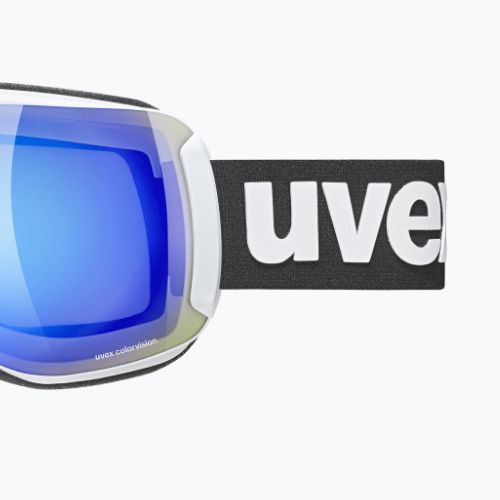 UVEX Downhill 2100 CV ski goggles white mat/mirror blue colorvision green 55/0/392/10