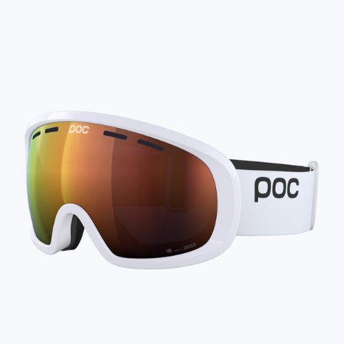 Ski goggles POC Fovea Mid Clarity hydrogen white/spektris orange