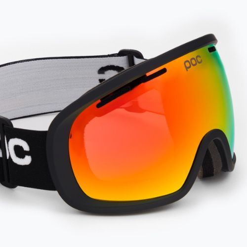 Ski goggles POC Fovea Clarity uranium black/spektris orange