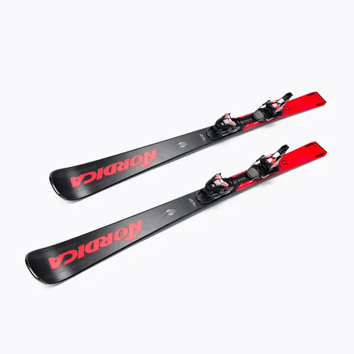 Nordica DOBERMANN SPITFIRE 80 RB + XCELL 12 FDT downhill skis black/red 0A1236LB 001