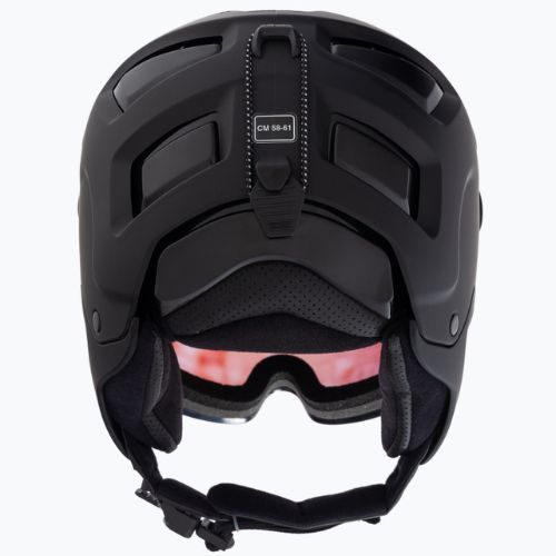 Ski helmet Alpina Attelas Visor QVM black matte