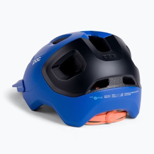 Bicycle helmet POC Axion SPIN natrium blue matt