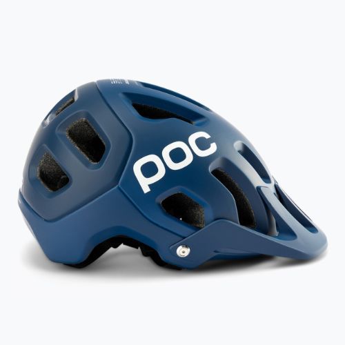 Bicycle helmet POC Tectal lead blue matt