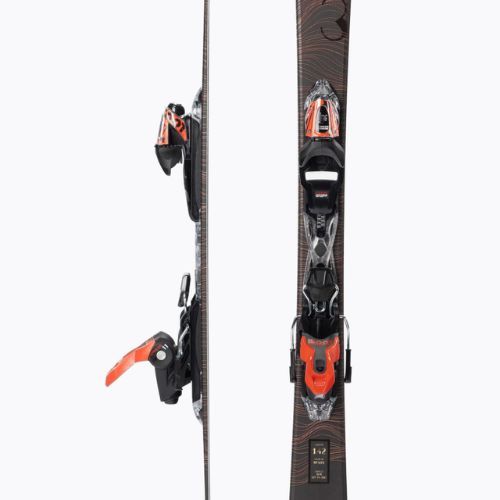 Women's downhill ski Dynastar E Lite 3 + XP11 brown DRKBT02