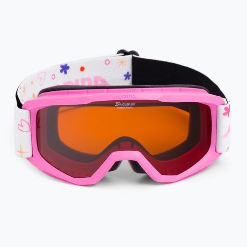 Children's ski goggles Alpina Piney rose/rose matt/orange