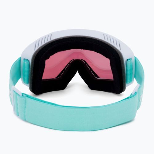 HEAD Contex silver/turquoise ski goggles 392821
