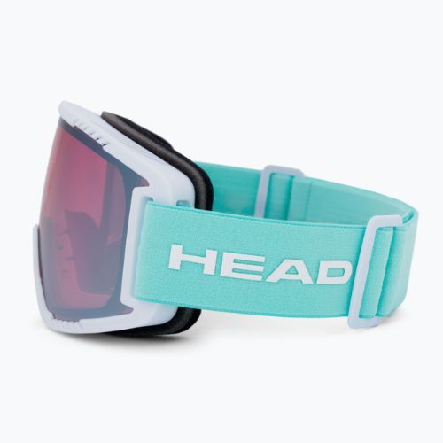 HEAD Contex silver/turquoise ski goggles 392821