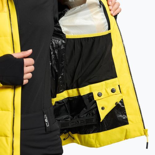 Women's ski jacket CMP yellow 30W0686/R411