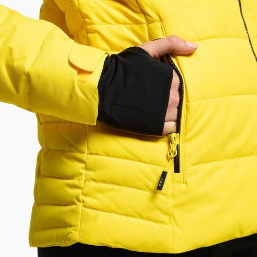 Women's ski jacket CMP yellow 30W0686/R411