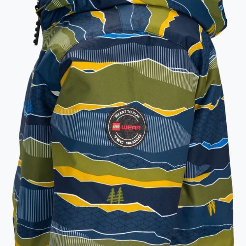 Children's ski jacket LEGO Lwjebel 727 green 11010206