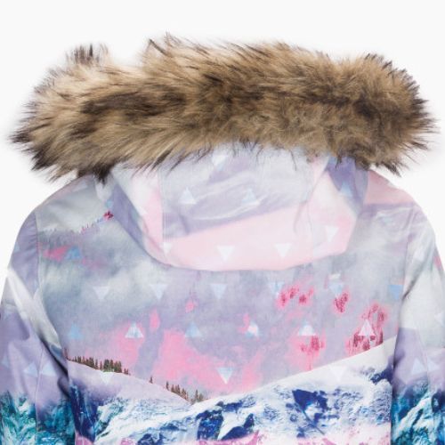 Children's snowboard jacket ROXY Jet Ski SE Girl 2021 bright white pyrennes