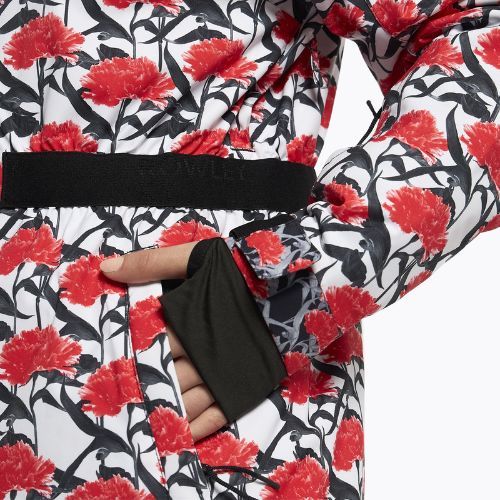 Women's snowboard jacket ROXY Rowley X Ski Parka 2021 bright white/white red