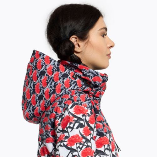 Women's snowboard jacket ROXY Rowley X Ski Parka 2021 bright white/white red