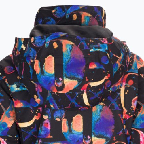 Children's snowboard jacket ROXY Jetty Girl 2021 true black magic carpet
