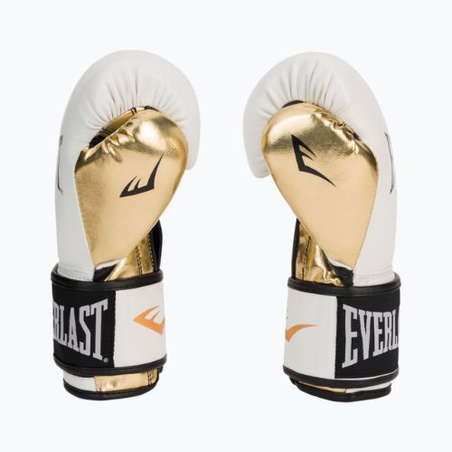 Everlast Powerlock Pu men's boxing gloves white 2200