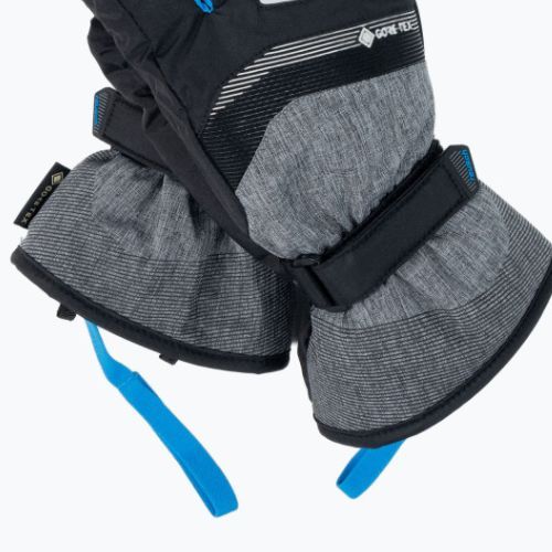 Reusch Bolt GTX children's ski gloves black/grey 49/61/305/7687