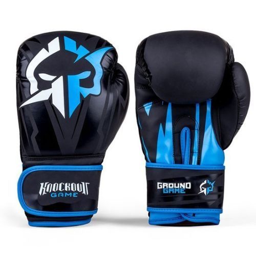 Ground Game Logo 2.0 boxing gloves black 21BOXGLOLOG210