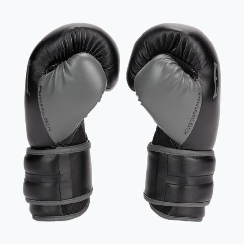Everlast Powerlock PU men's boxing gloves black EV2200