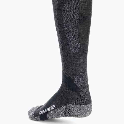 X-Socks Carve Silver 4.0 ski socks black XSSS47W19U
