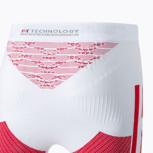 Men's 3/4-length thermal pants X-Bionic Energy Accumulator 4.0 Patriot Poland white and red EAWP53W19M