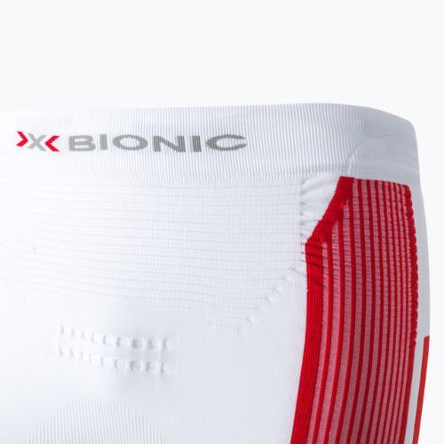 Men's 3/4-length thermal pants X-Bionic Energy Accumulator 4.0 Patriot Poland white and red EAWP53W19M