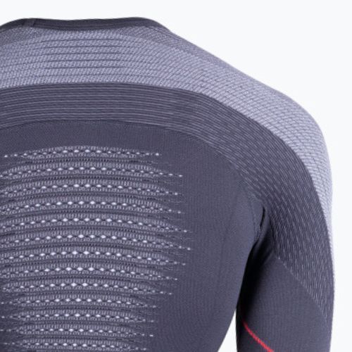 Men's thermal sweatshirt UYN Evolutyon UW Shirt charcoal/white/red