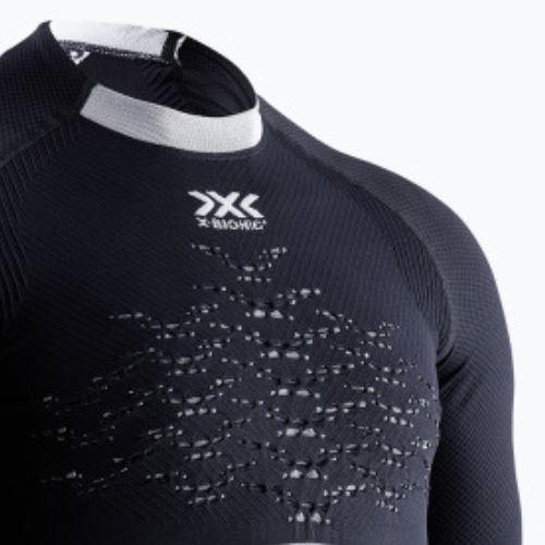 Men's thermal active sweatshirt X-Bionic The Trick 4.0 Run opal black/arctic white