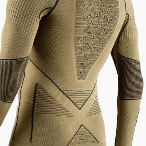 Men's thermal active sweatshirt X-Bionic Radiactor 4.0 gold/black