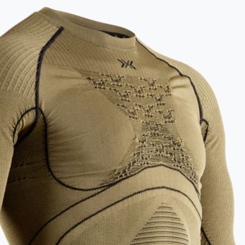 Men's thermal active sweatshirt X-Bionic Radiactor 4.0 gold/black