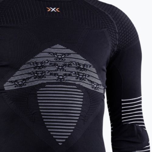 Men's thermal active sweatshirt X-Bionic Energizer 4.0 opal black/arctic white