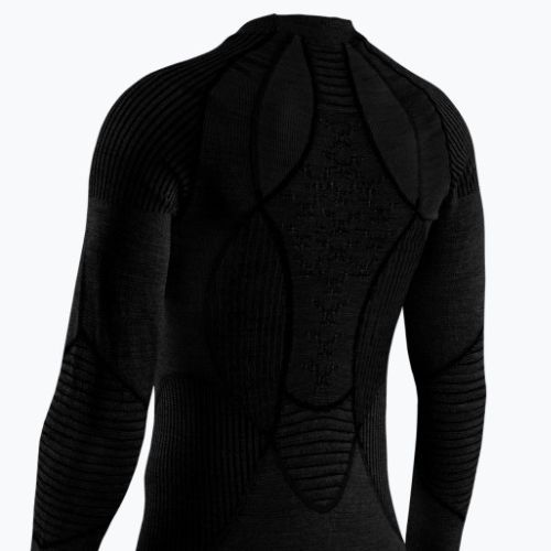 Women's thermal active sweatshirt X-Bionic Apani 4.0 Merino black/black