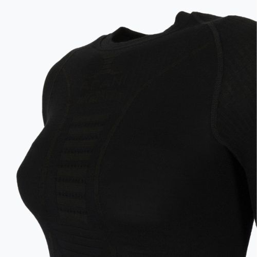 Women's thermal active sweatshirt X-Bionic Apani 4.0 Merino black/black