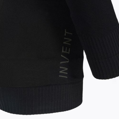 Women's thermal base layer top X-Bionic Invent 4.0 LS black/charcoal