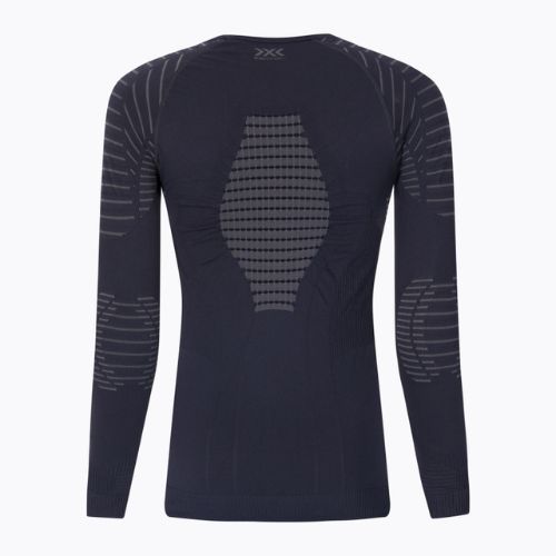 Men's thermal active sweatshirt X-Bionic Invent 4.0 LS black/charcoal