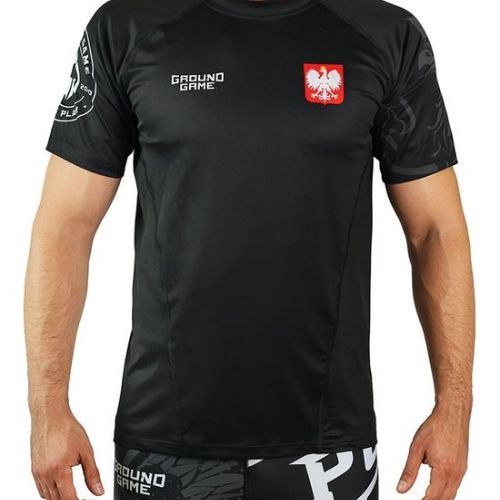 Men's Ground Game Poland training t-shirt black 21TRTSHPOLS