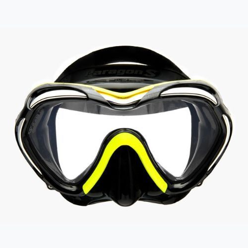 TUSA Paragon S Mask diving mask black and yellow M-1007